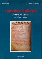 Copertina del libro Capranica Medievale - Fare clic per ingrandire